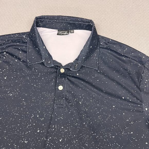 Sunday Swagger Polo Shirt Mens XXL Geometric Space Performance Golf Stretch - Picture 3 of 8